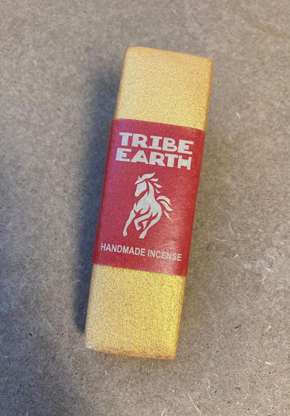 Year of the Fire Horse 2026 - Gold Shimmer HANDMADE INCENSE PLANK