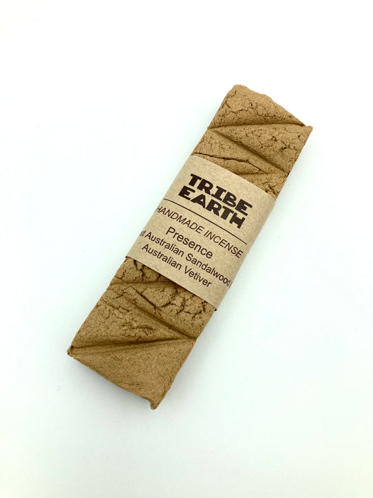 Presence WA Sandalwood; Australian Vetiver root - Handmade Incense