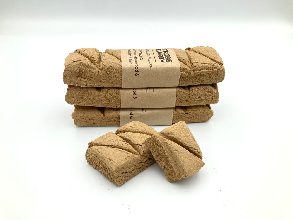 Presence WA Sandalwood; Australian Vetiver root - Handmade Incense