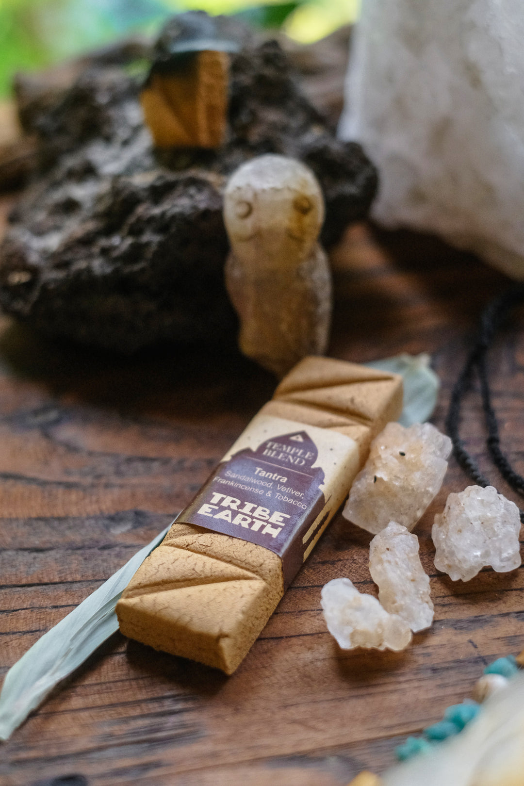 Tantra - Sandalwood, Vetiver, Frankincense, Tobacco - Handmade Temple Blend